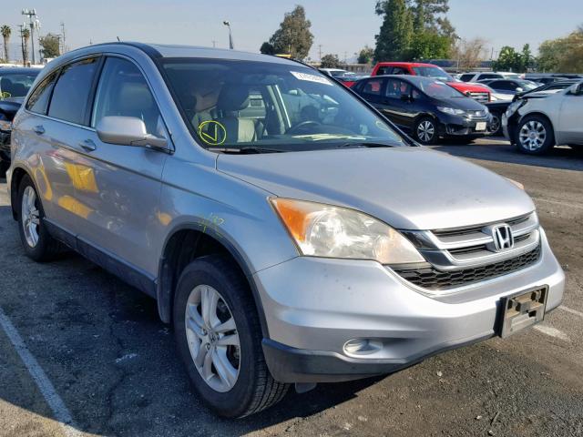 JHLRE3H70BC005411 - 2011 HONDA CR-V EXL SILVER photo 1