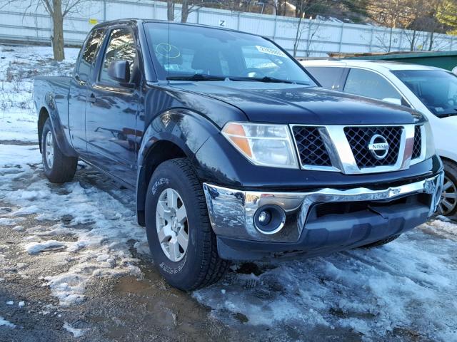 1N6AD06W65C414584 - 2005 NISSAN FRONTIER K BLACK photo 1