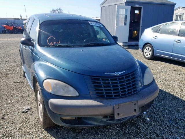 3C8FY4BB91T667449 - 2001 CHRYSLER PT CRUISER TEAL photo 1