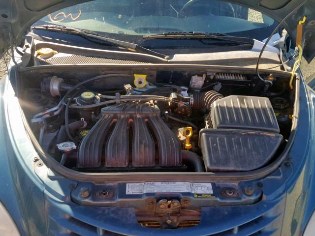 3C8FY4BB91T667449 - 2001 CHRYSLER PT CRUISER TEAL photo 7