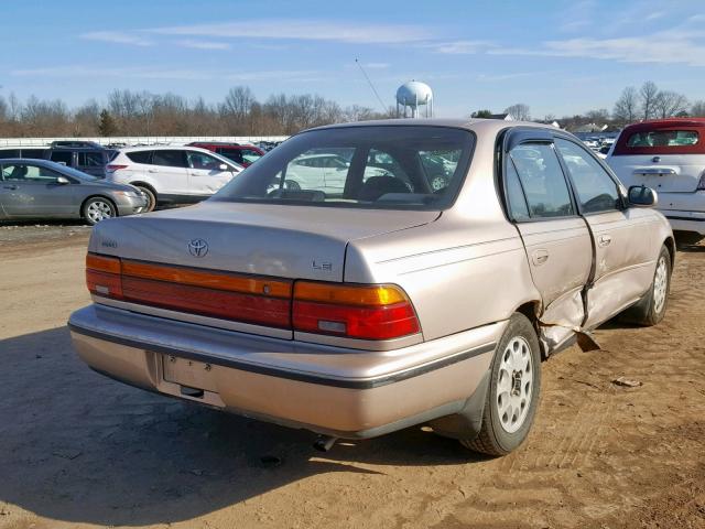 2T1AE00B5RC045350 - 1994 TOYOTA COROLLA LE GOLD photo 4