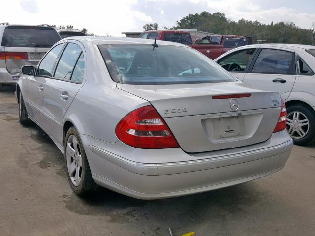 WDBUF70J63A369623 - 2003 MERCEDES-BENZ E 500 SILVER photo 3