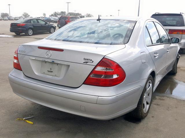 WDBUF70J63A369623 - 2003 MERCEDES-BENZ E 500 SILVER photo 4