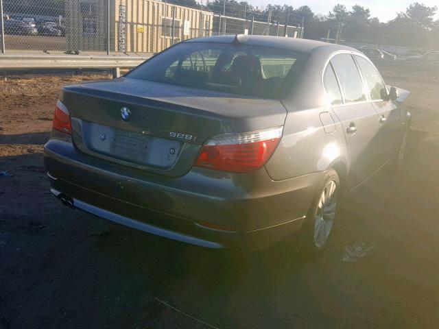 WBANV13539C151413 - 2009 BMW 528 XI BLACK photo 4