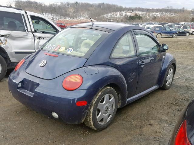3VWDD21C6YM419731 - 2000 VOLKSWAGEN NEW BEETLE 蓝色 照片 4