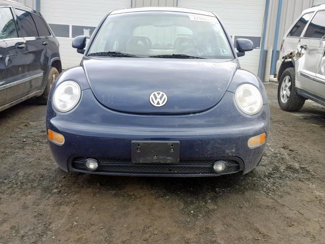 3VWDD21C6YM419731 - 2000 VOLKSWAGEN NEW BEETLE 蓝色 照片 9