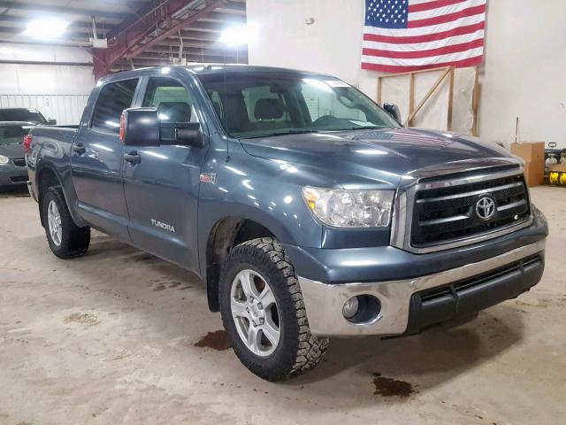 5TFDW5F12AX150214 - 2010 TOYOTA TUNDRA CRE BLUE photo 1