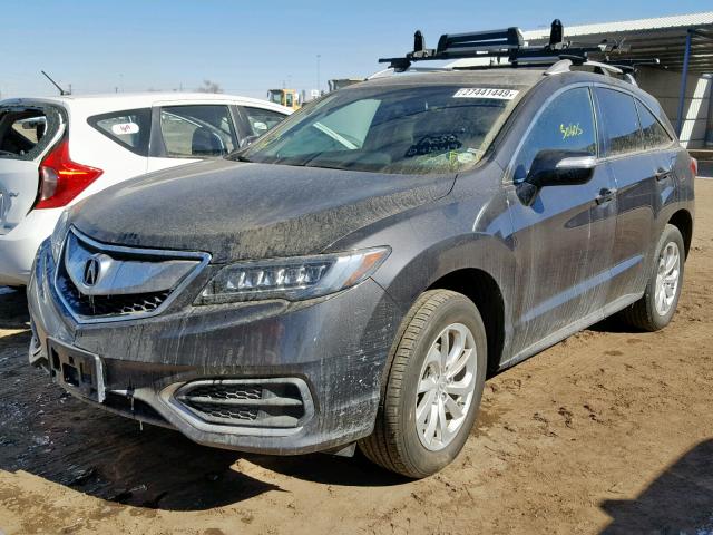 5J8TB4H36GL025704 - 2016 ACURA RDX BLACK photo 2