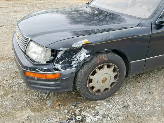 JT8BH22F9T0055757 - 1996 LEXUS LS 400 BLACK photo 9