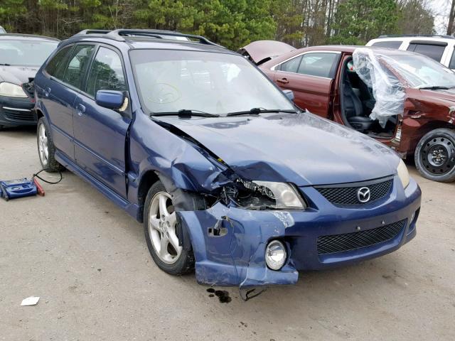 JM1BJ245921522906 - 2002 MAZDA PROTEGE PR BLUE photo 1