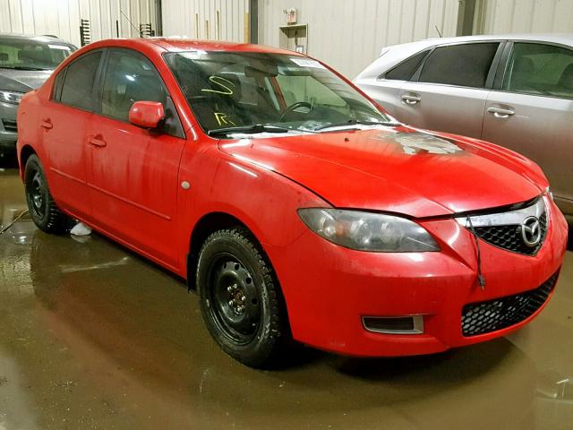 JM1BK32F481810176 - 2008 MAZDA 3 I RED photo 1