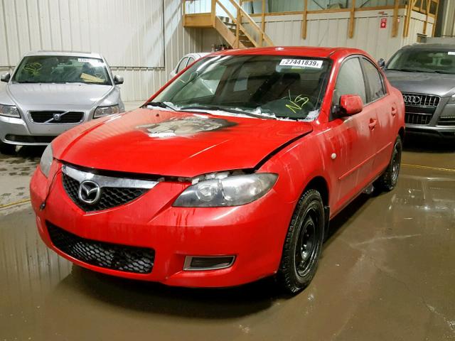 JM1BK32F481810176 - 2008 MAZDA 3 I RED photo 2