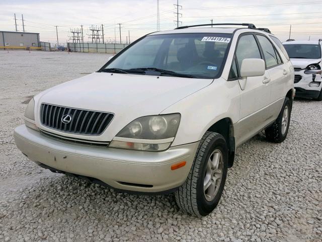 JT6GF10U3Y0079205 - 2000 LEXUS RX 300 WHITE photo 2