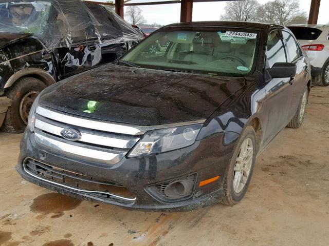 3FAHP0GA4AR206202 - 2010 FORD FUSION S BLACK photo 2