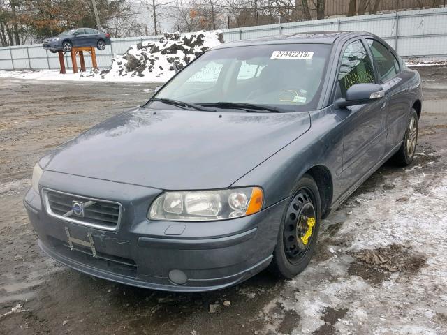 YV1RS592692723639 - 2009 VOLVO S60 2.5T GRAY photo 2