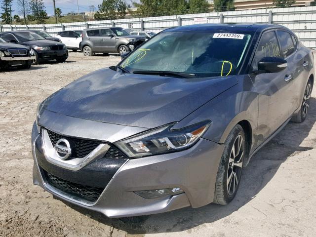 1N4AA6AP8GC381188 - 2016 NISSAN MAXIMA 3.5 GRAY photo 2