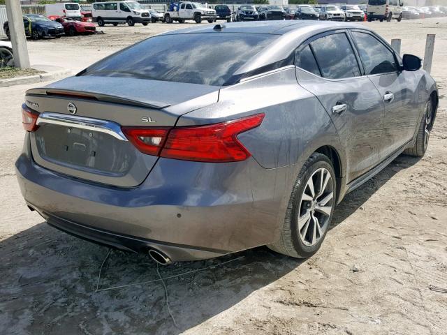 1N4AA6AP8GC381188 - 2016 NISSAN MAXIMA 3.5 GRAY photo 4