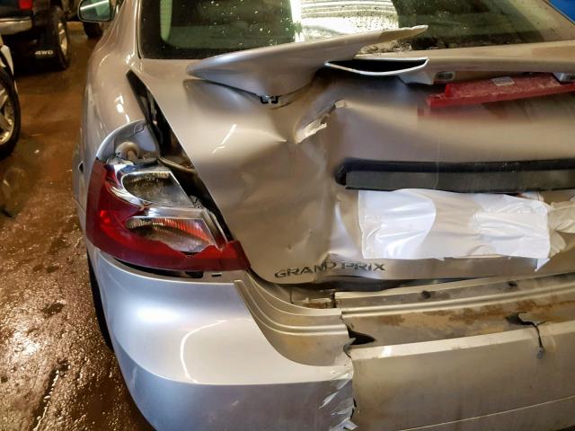 2G2WC58C661173438 - 2006 PONTIAC GRAND PRIX 银色 照片 9