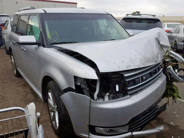 2FMHK6D88EBD23486 - 2014 FORD FLEX LIMIT SILVER photo 1