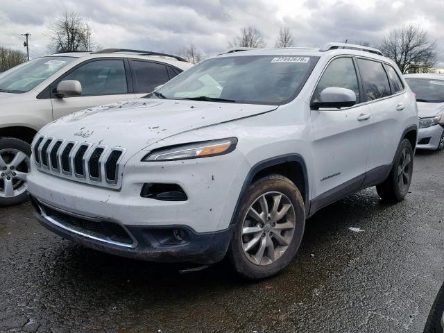 1C4PJMDS5FW522109 - 2015 JEEP CHEROKEE L WHITE photo 2