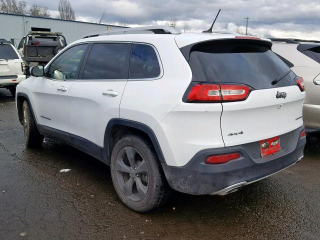 1C4PJMDS5FW522109 - 2015 JEEP CHEROKEE L WHITE photo 3