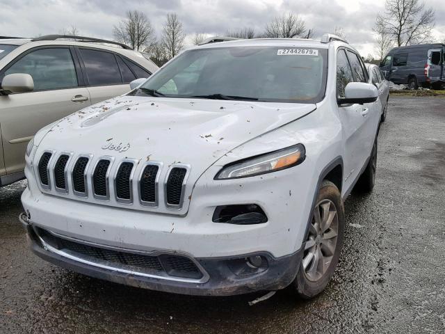 1C4PJMDS5FW522109 - 2015 JEEP CHEROKEE L WHITE photo 9