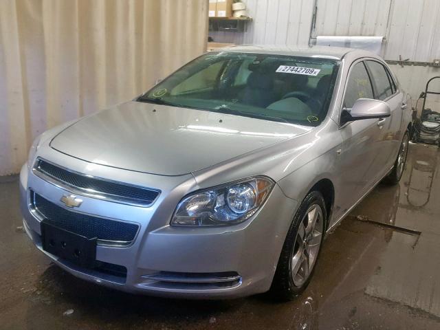 1G1ZH57BX8F154401 - 2008 CHEVROLET MALIBU 1LT SILVER photo 2