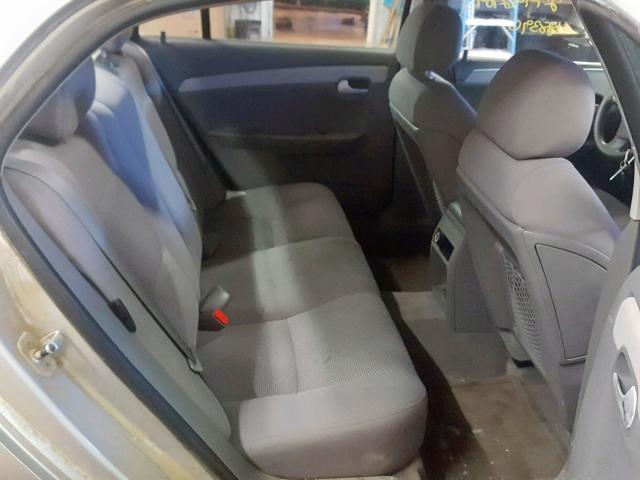 1G1ZH57BX8F154401 - 2008 CHEVROLET MALIBU 1LT SILVER photo 6