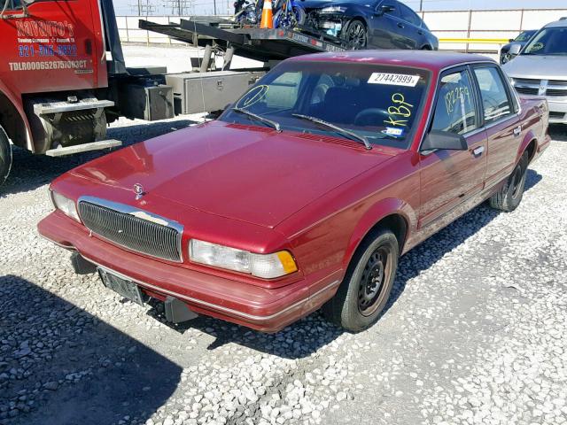 1G4AG55M2T6451016 - 1996 BUICK CENTURY SP MAROON photo 2