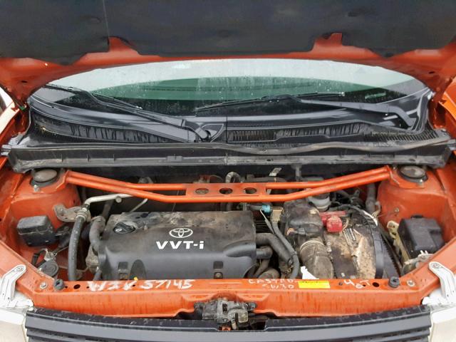 JTLKT334440162773 - 2004 TOYOTA SCION XB ORANGE photo 7