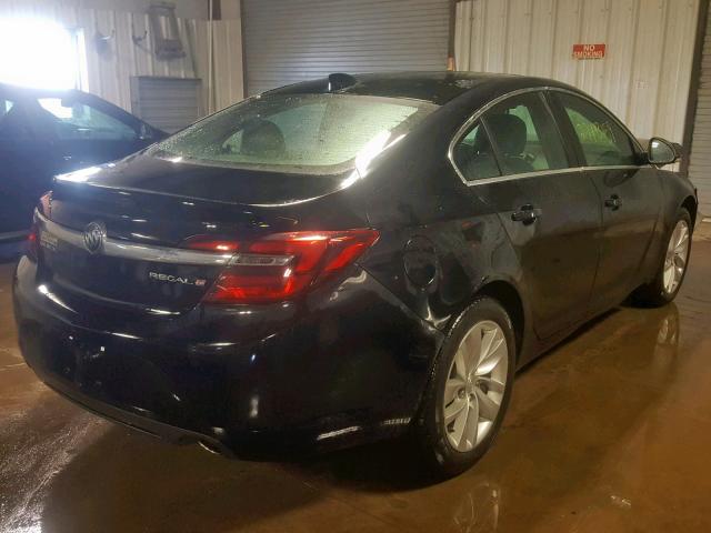 2G4GK5EX9G9153659 - 2016 BUICK REGAL BLACK photo 4