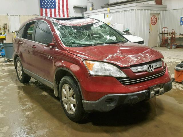 5J6RE48707L011049 - 2007 HONDA CR-V EXL MAROON photo 1