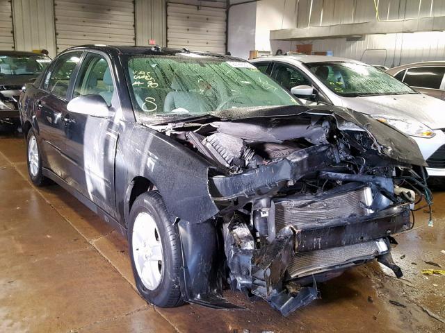 1G1ZT54895F192852 - 2005 CHEVROLET MALIBU LS BLACK photo 1