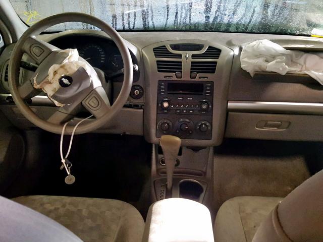 1G1ZT54895F192852 - 2005 CHEVROLET MALIBU LS BLACK photo 9