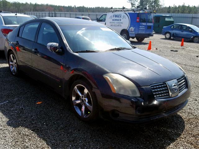 1N4BA41E86C850172 - 2006 NISSAN MAXIMA SE BLACK photo 1