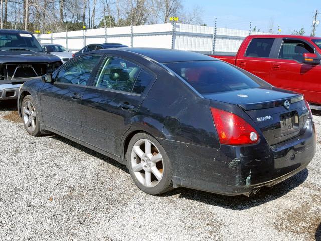 1N4BA41E86C850172 - 2006 NISSAN MAXIMA SE BLACK photo 3