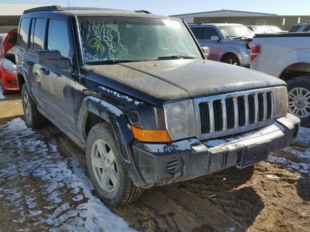 1J8HG48K38C173171 - 2008 JEEP COMMANDER BLACK photo 1