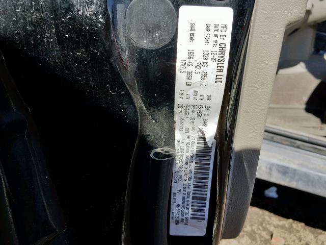 1J8HG48K38C173171 - 2008 JEEP COMMANDER BLACK photo 10