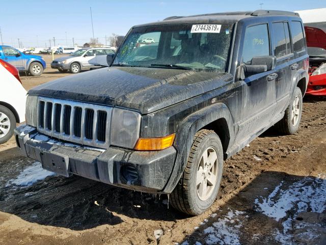 1J8HG48K38C173171 - 2008 JEEP COMMANDER BLACK photo 2