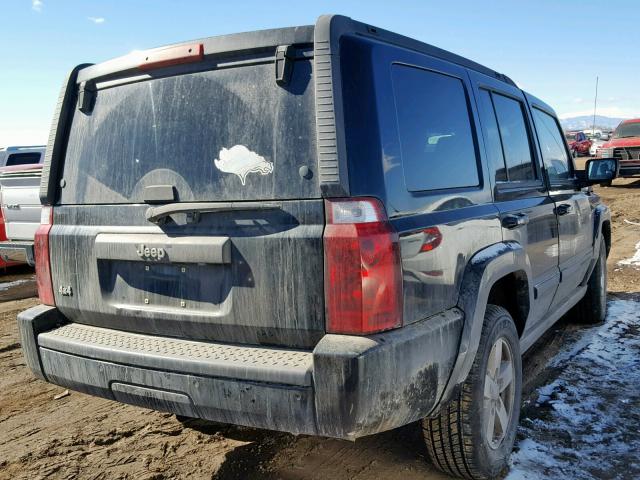 1J8HG48K38C173171 - 2008 JEEP COMMANDER BLACK photo 4