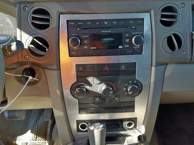 1J8HG48K38C173171 - 2008 JEEP COMMANDER BLACK photo 9