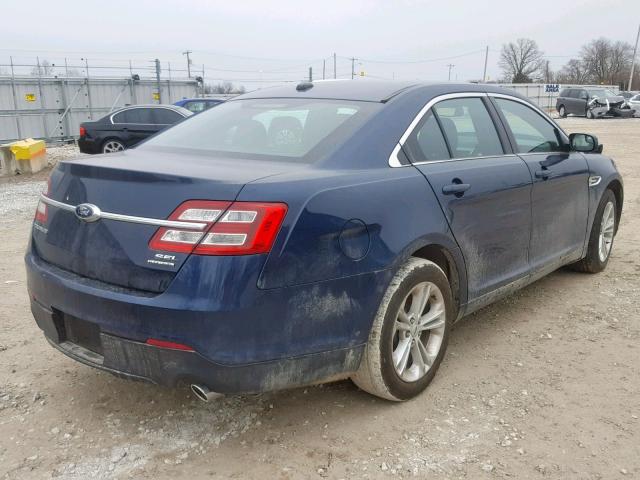 1FAHP2E84HG129800 - 2017 FORD TAURUS SEL BLUE photo 4