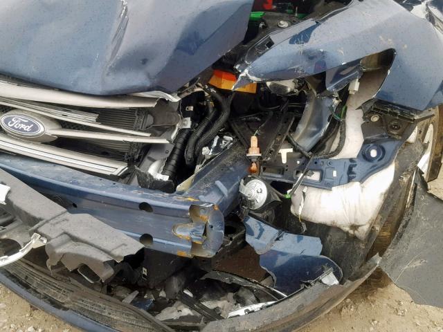 1FAHP2E84HG129800 - 2017 FORD TAURUS SEL BLUE photo 9