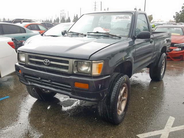 JT4RN01P1N0034072 - 1992 TOYOTA PICKUP 1/2 GRAY photo 2