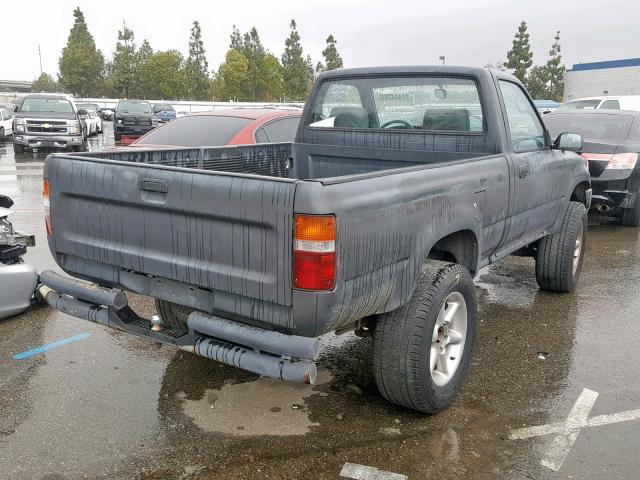 JT4RN01P1N0034072 - 1992 TOYOTA PICKUP 1/2 GRAY photo 4