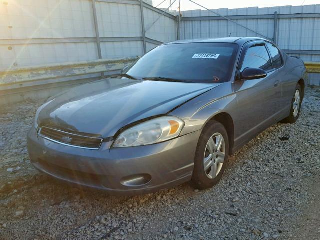 2G1WJ15K769420921 - 2006 CHEVROLET MONTE CARL GRAY photo 2