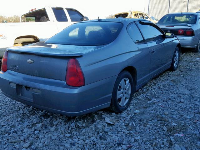 2G1WJ15K769420921 - 2006 CHEVROLET MONTE CARL GRAY photo 4