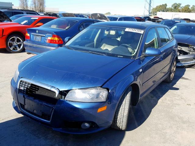 WAUKD78P96A142029 - 2006 AUDI A3 S-LINE BLUE photo 2