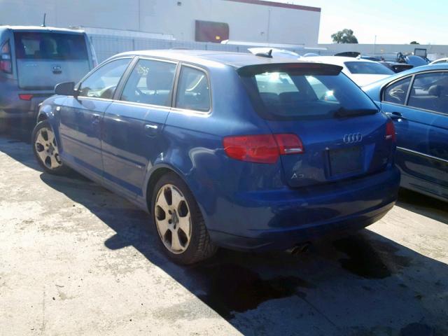 WAUKD78P96A142029 - 2006 AUDI A3 S-LINE BLUE photo 3