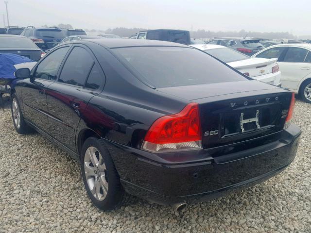 YV1RS592292727381 - 2009 VOLVO S60 2.5T BLACK photo 3